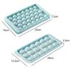 Silicone World DIY Ice Hockey Mold Round Diamond Shaped Ice Cube Molds With Lid Plastic Ice Making Box Ice Tray Kitchen Tools