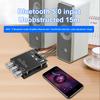 Zk-502Mt Bluetooth 5.0 Subwoofer Amplifier Board 2.0 Channel High Power Audio Stereo Amplifier Board 2X50W Bass Amp