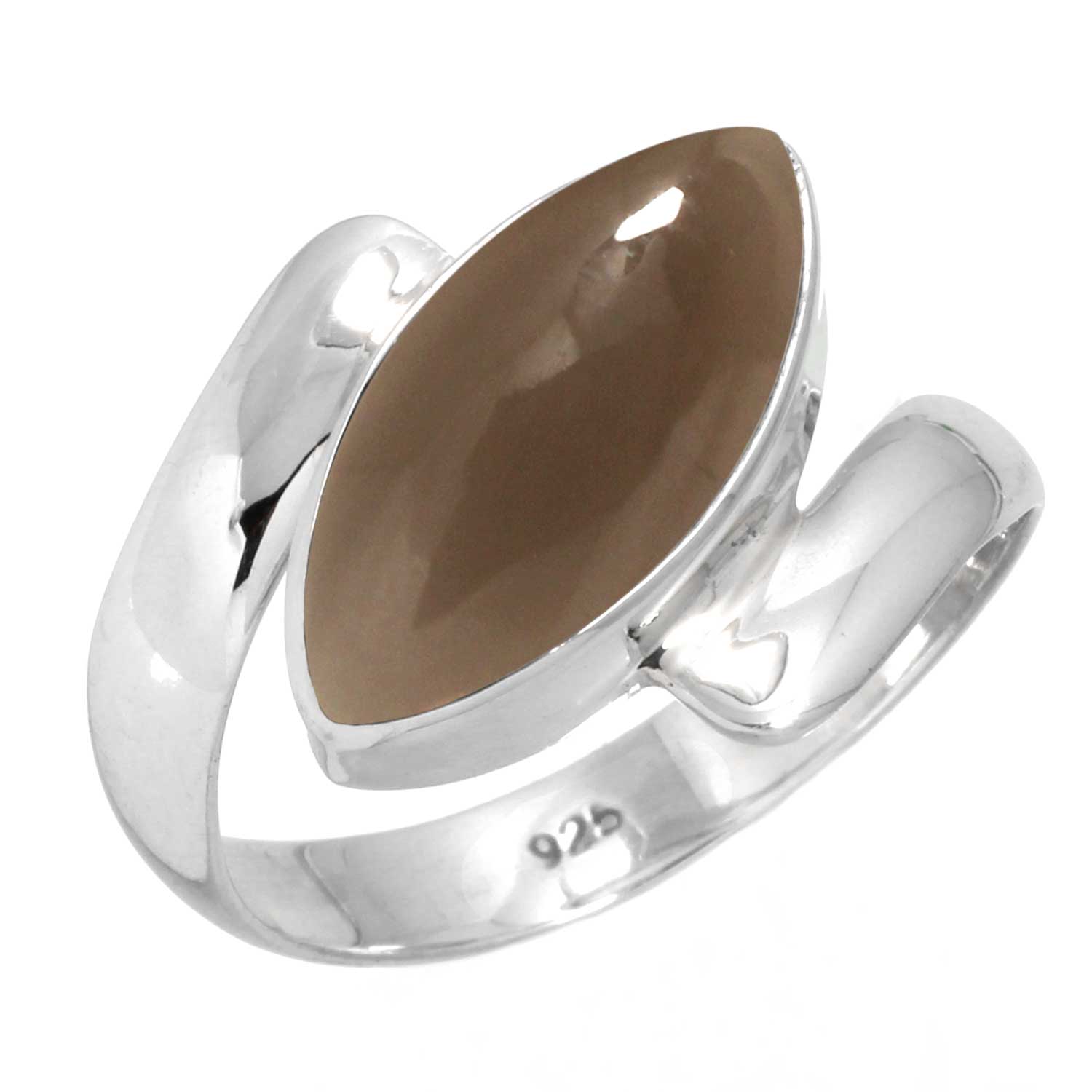 

Кольцо из стерлингового серебра 925 пробы Женское Драгоценный камень Ручная работа Ювелирные изделия Рождественский подарок Малахит Лунный камень Розовый кварц Красный камень Дымчатый топаз Тигровый глаз Викторианский 7.5 дымчатый топаз