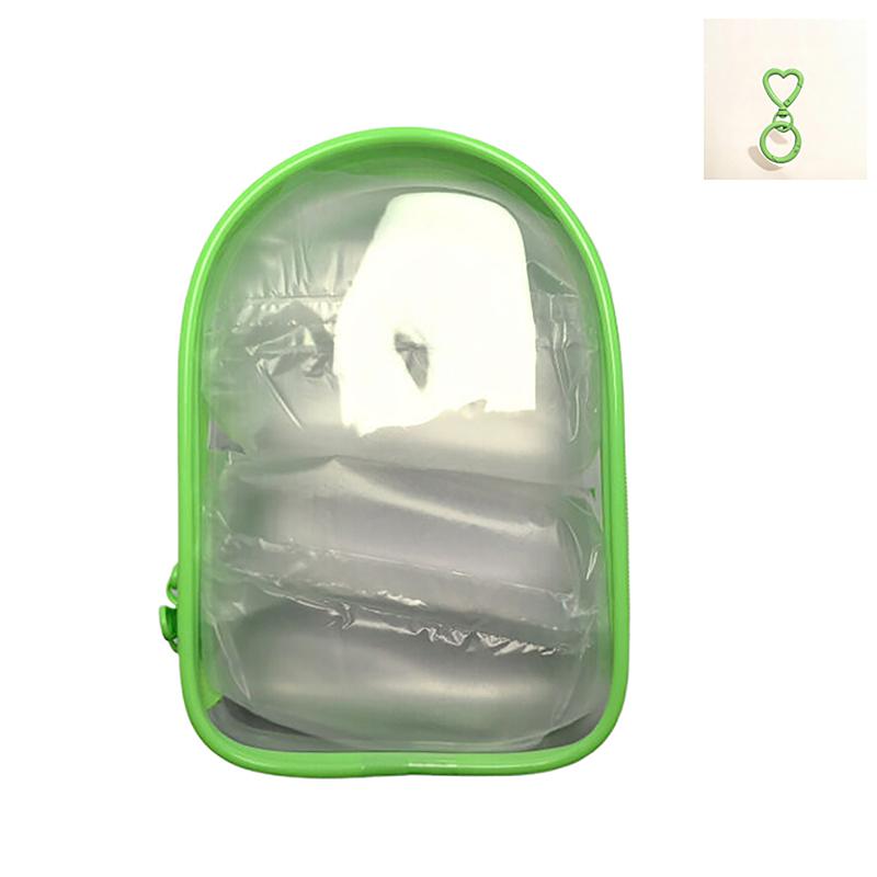

Детская одежда Прозрачный пыленепроницаемый 15 см Защитный чехол, Сумка для прогулок Хранение Витрина зелёный