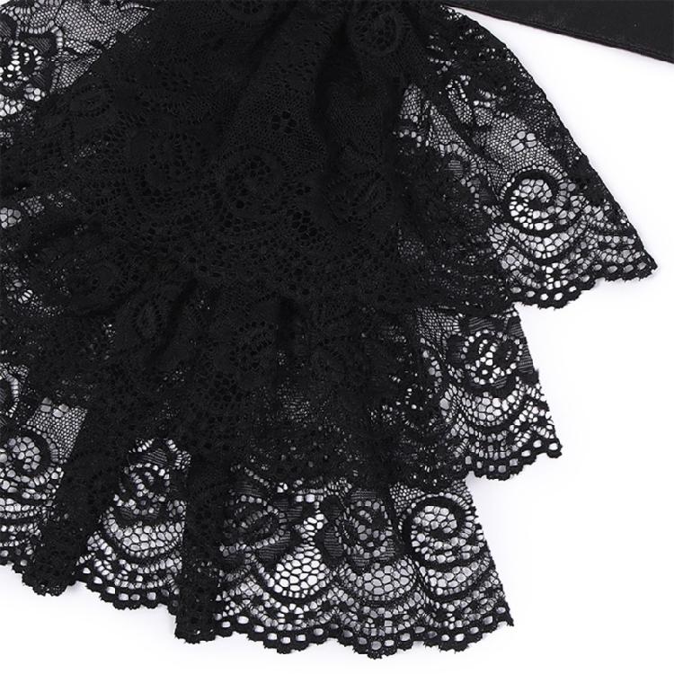 Viktorianisches Rüschenspitzen-Jabot Falscher Kragen Mittelalterliches Halloween-Kostüm Halskragen