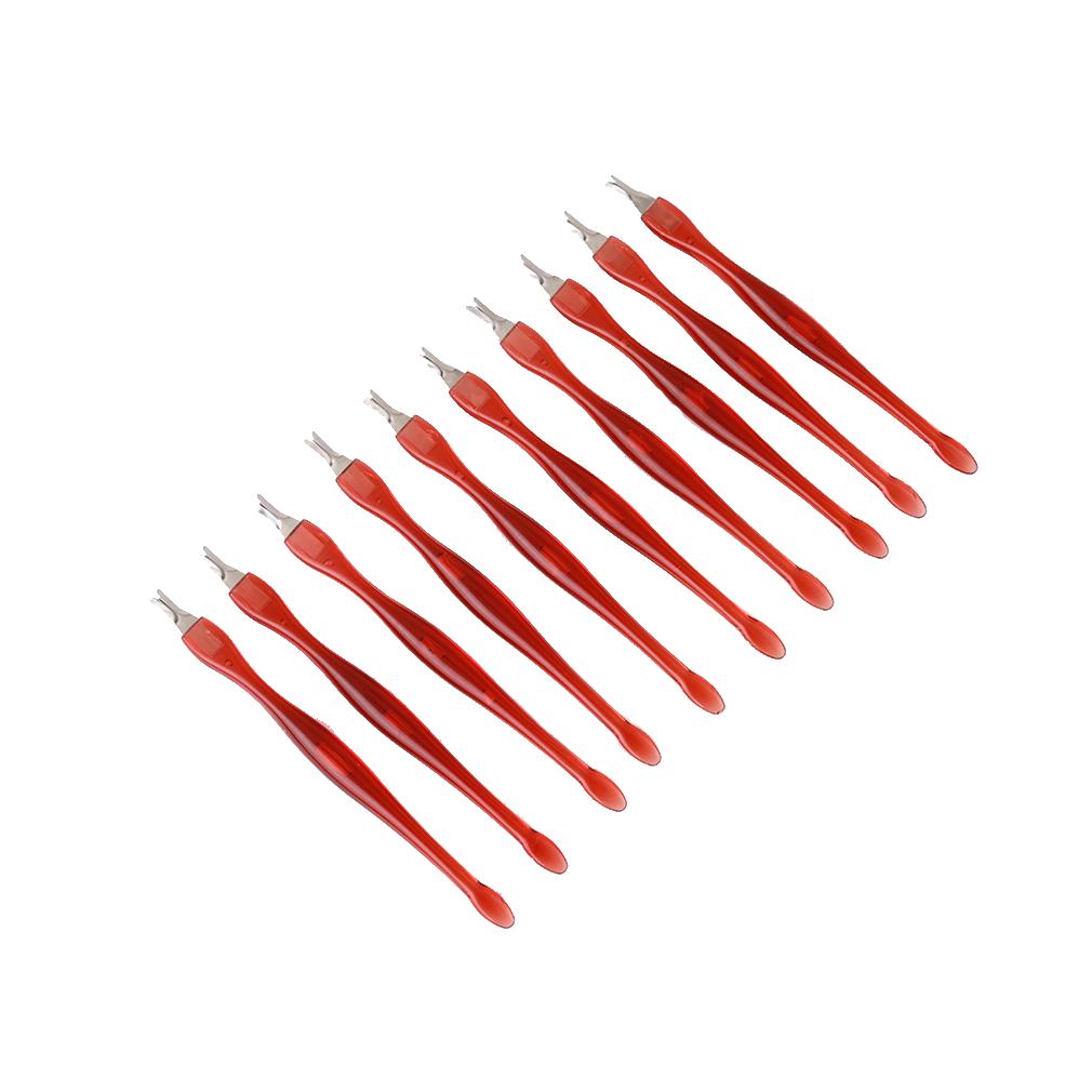 Buy 10 PCS/Set AllSteel Peeling Fork Dead Skin Push Stainless Steel Dead Skin Knife Manicure