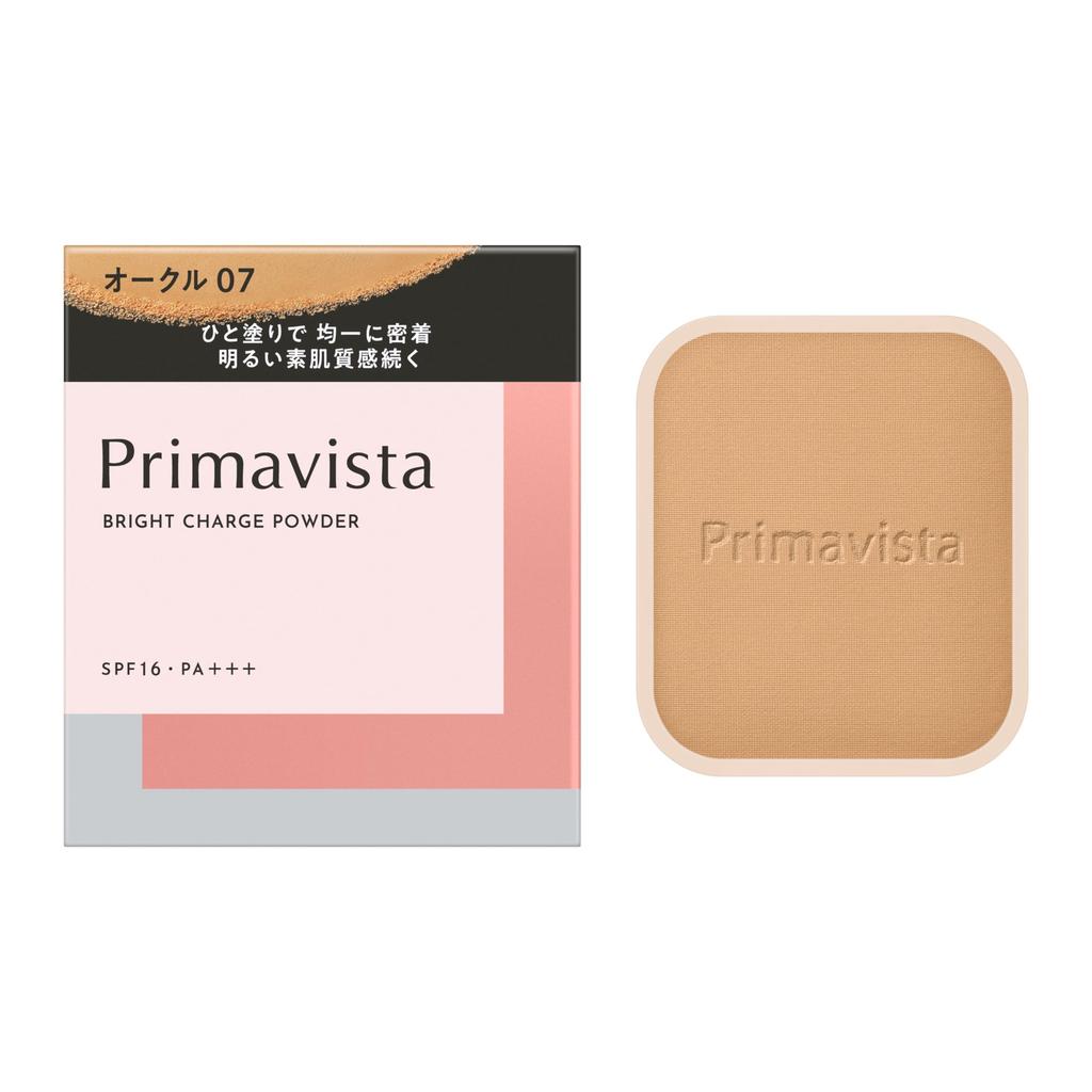 Primavista Púder Bright Charge [Doplnenie všetkých 7 farieb a puzdro] - Dlhotrvajúci, bezchybný finiš