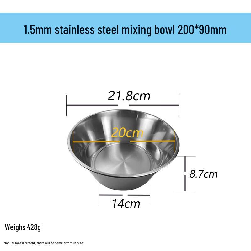 Rührschüssel aus Edelstahl