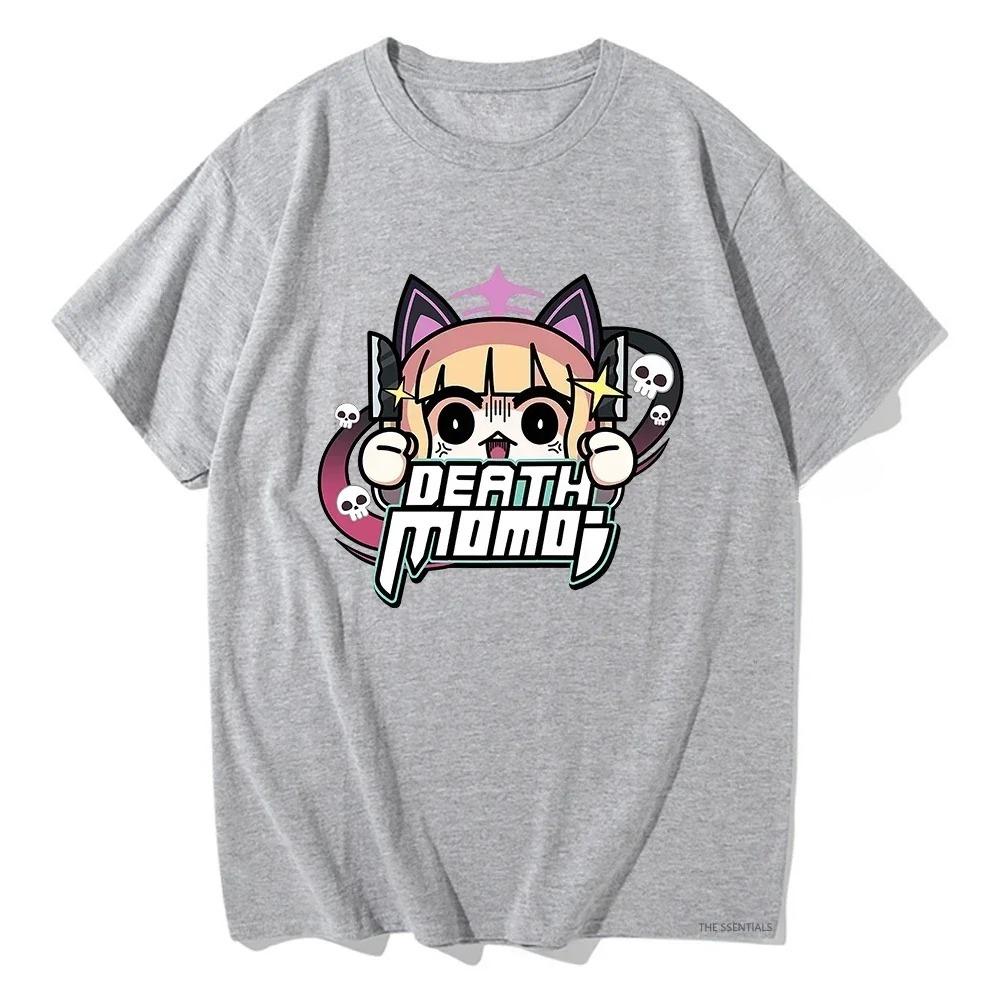 Modrá anime archivní trička Sugar Rush Vtipné dámské oblečení Unisex Streetwear Manga Cosplay Oblečení Grafická trička