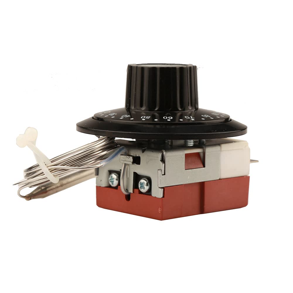 TS-120SB Korea Rainbow Capillary Thermostat 0-120 Celsius Degrees Adjustable Tempering Switch 3 Pin NC Temperature Controller