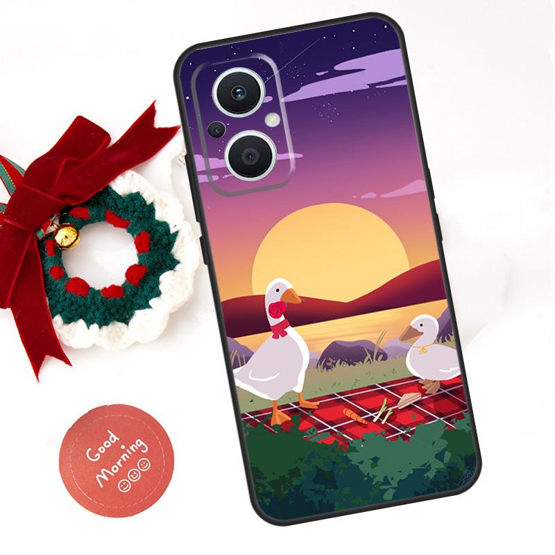 Untitled Goose Game Funda For OPPO Reno 10 11 12 13 14 Pro 11F 12F 13F 14F 7 8 Lite OPPO Find X8 X6 X9 Pro Case