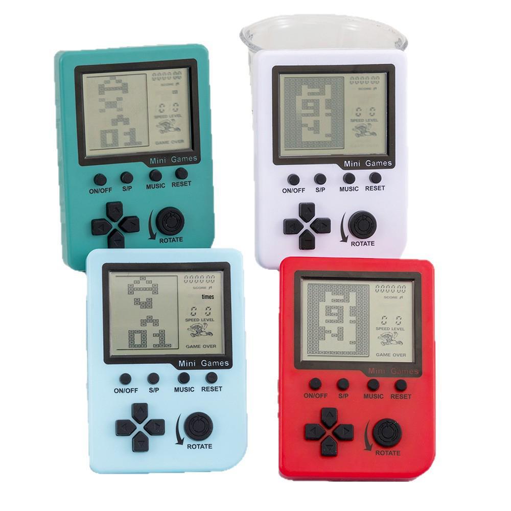 Classic 3.5-inch Russian Square Retro Game Console for Kids - Educational and Nostalgic.
