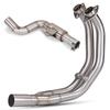 Stainless Steel Exhaust Muffler for Sai 350/400 - Front & Middle Sections, 51mm