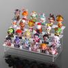 Crystal Clear Multi-Tier Figurine Display Stand for Dolls & Blind Boxes