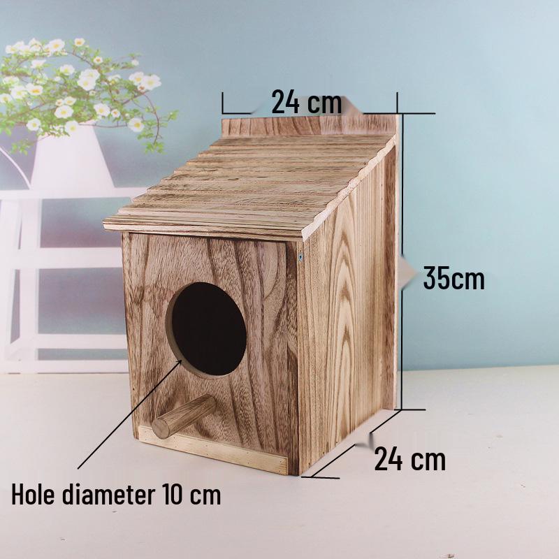 Solid Wood Parrot and Pigeon Coop: Indoor/Outdoor Breeding Nest House for Cockatiels & Birds верблюд