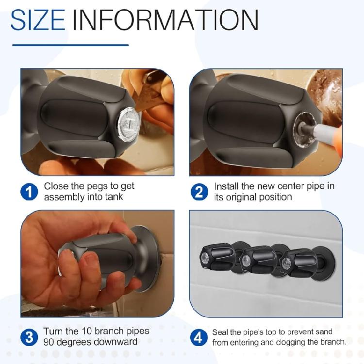 Temperature Resistant Shower Knobs Steel Tub Faucet Handle Trim Set Hot Cold Diverter Knob Replacement for Home