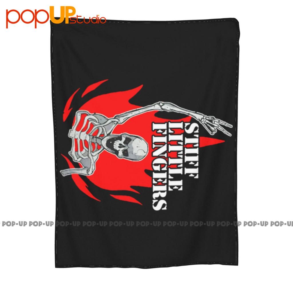 Stiff Little Fingers Skeleton Flame Ultra-Soft Blanket Quilt Winter Sofa Cover Bed Covers