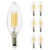 E14 LED Bulb Pack - NETTLIFE - C35 - 4W - 2700K (White Hot) - Retro Filament
