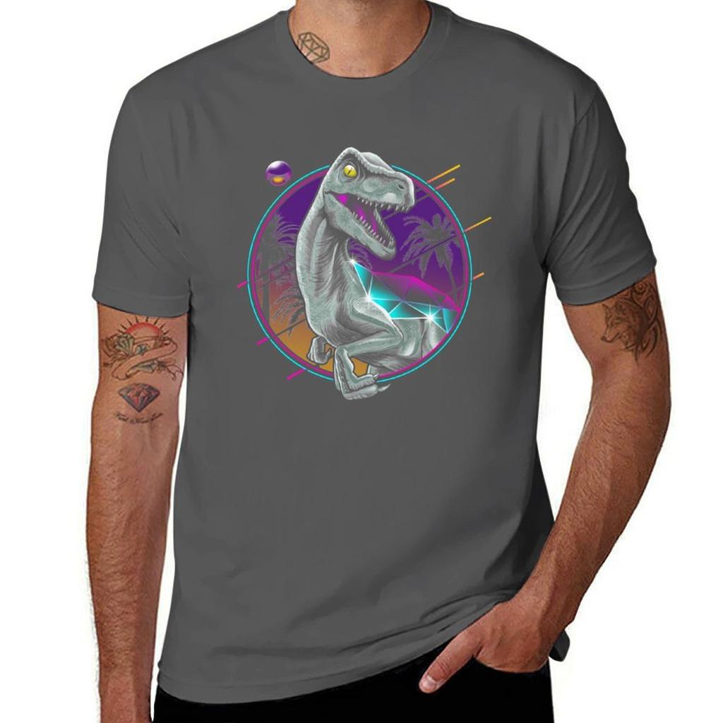 Rad Velociraptor Tshirt Work Wear Short Sleeve Tshirt