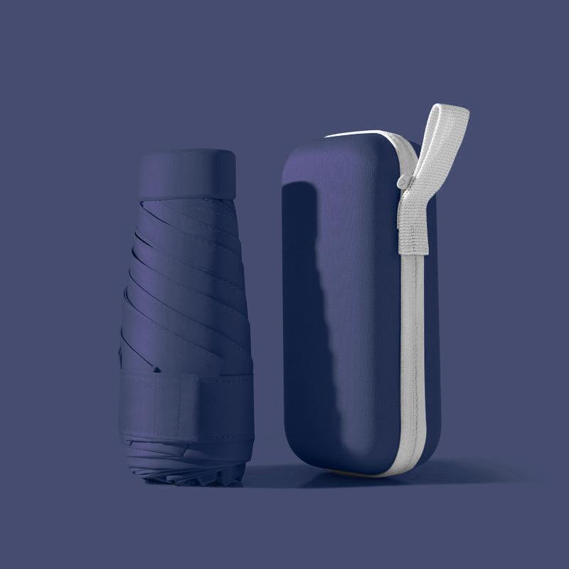 Ultra-light Pocket 5-fold Umbrella Sun Umbrella Sun Protection Ultraviolet Rays for Women Small Portable Umbrella Folding