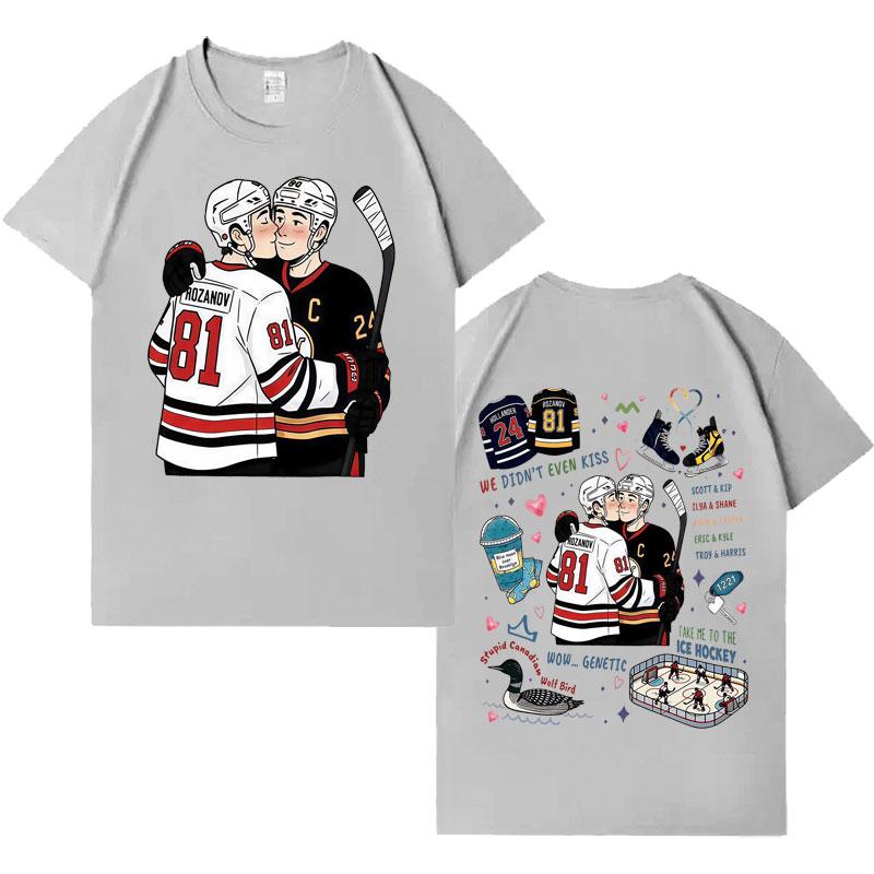 Heated Rivalry Ilya Rozanov Shane Hollander Trendy Graphics Tee Mens Womens Classic T Shrits ONeck Hip Hop Casual Sports Tshrit