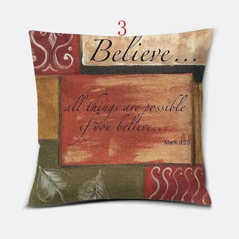 

Надежда, любовь, вера, верят, прочность, квадратная наволочка с принтом, украшение для дома, автомобильный диван, наволочка 40x40cm