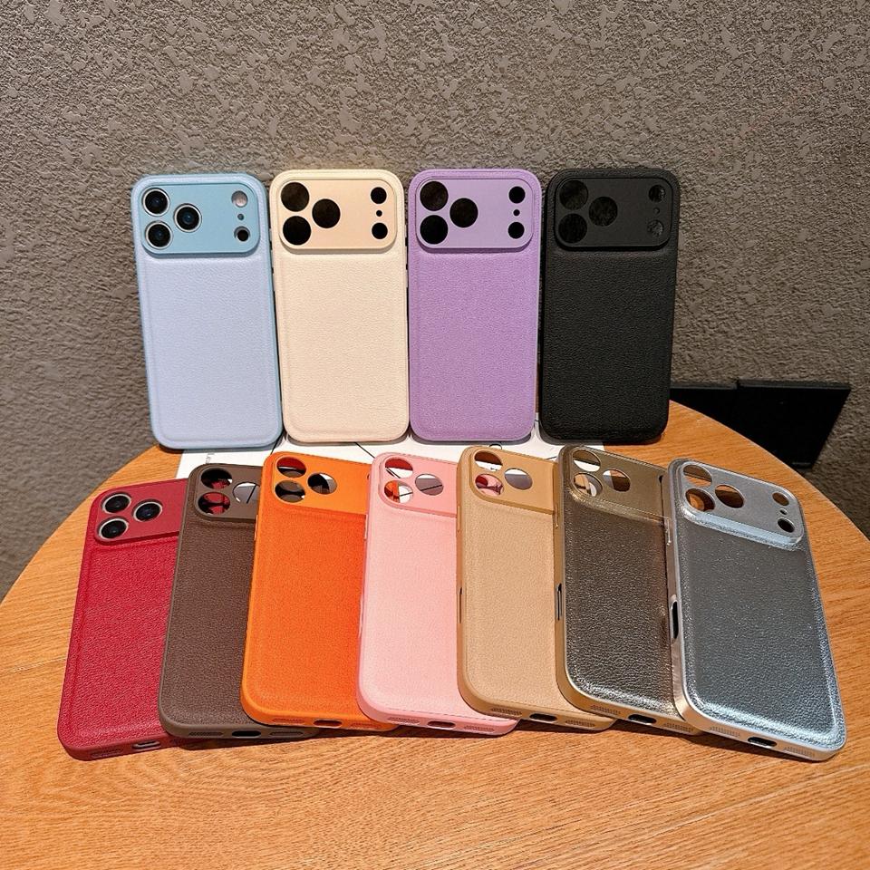 Leather Phone Case For iPhone 17 Air 13 11 12 16 17 Pro Max 16E 16 15 14 Plus 17Pro 17Air Shockproof Protector Cover