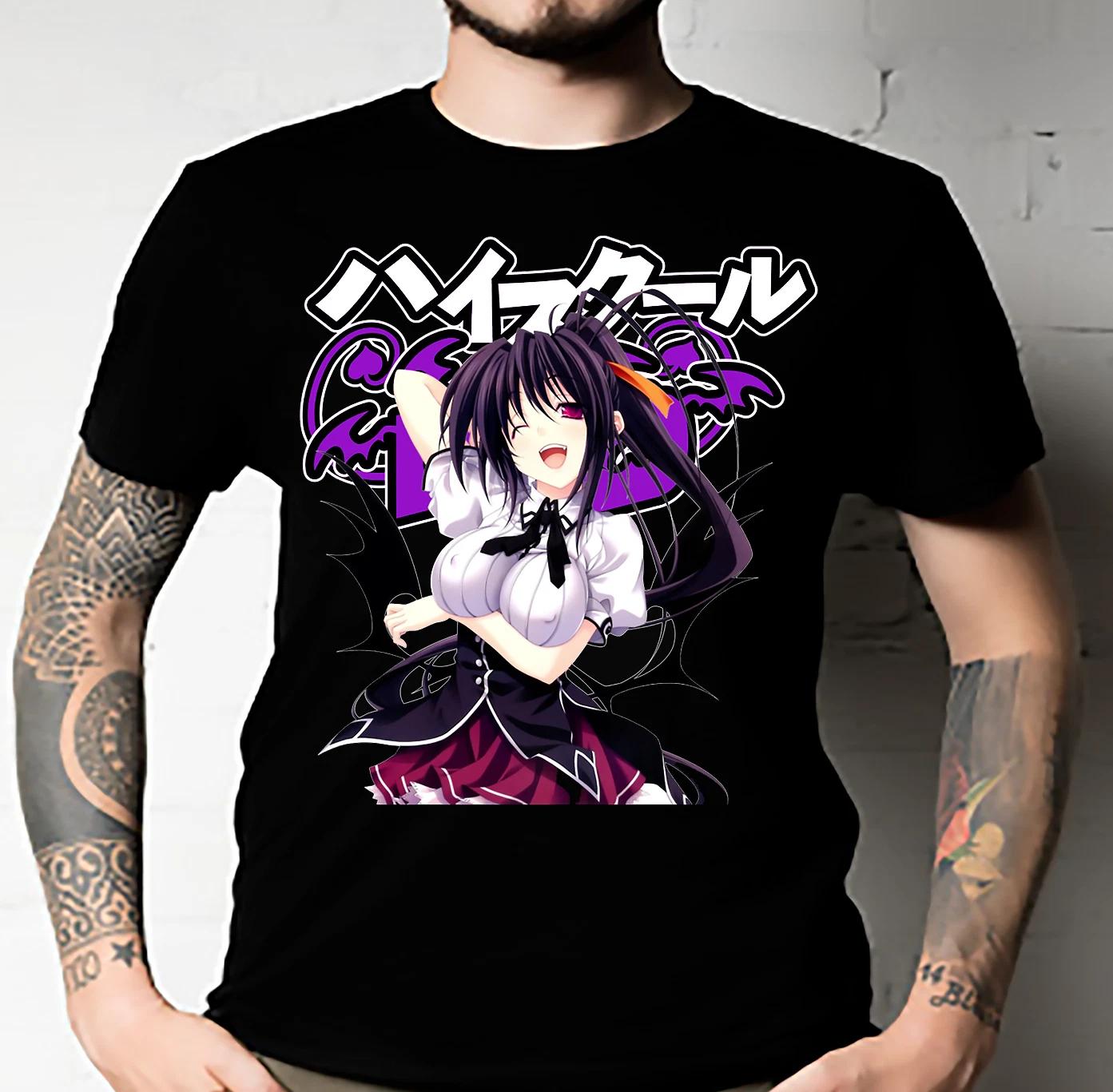 Men s and Women s T-shirts Akeno Himejima - High School DxD Essential XXXL