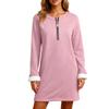 Women's Fashionable Solid Color Long Sleeved Casual Pullover Sweatshirt Top