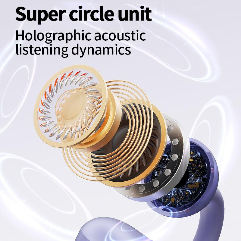 True Wireless Earclip Earphones Bluetooth Earphones Bone Conduction TWS Earbuds Sport Earbuds Game Headset Waterproof Headphones