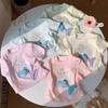 T-shirt décontracté en coton à manches courtes pour fille pour l'été, T-shirt ajusté Sirène Princesse pour enfant