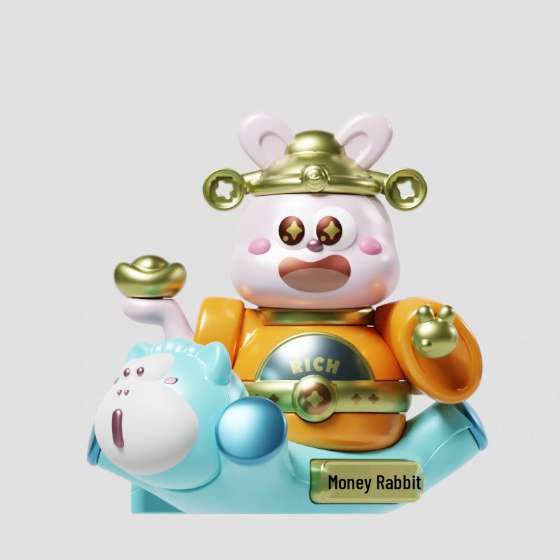 Trendy Resin Fortune Ornaments: Creative Blind Box Toys for Wealth and Luck