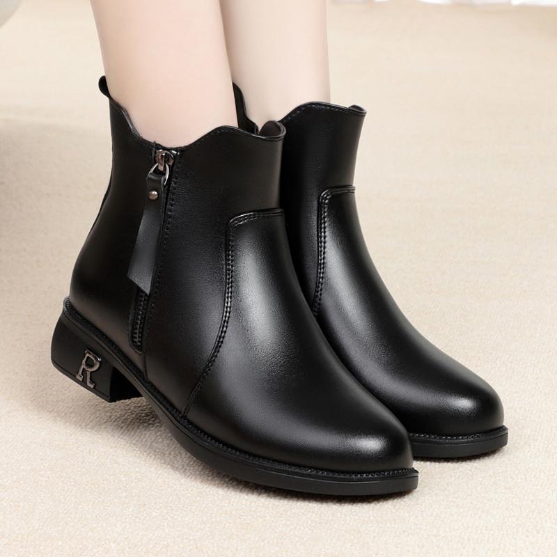 Fashion AIYUQI Ankle Boots Women 2025 New Winter Wool Warm Snow Boots Women Large Size 41 42 43 Non-slip Mom Boots