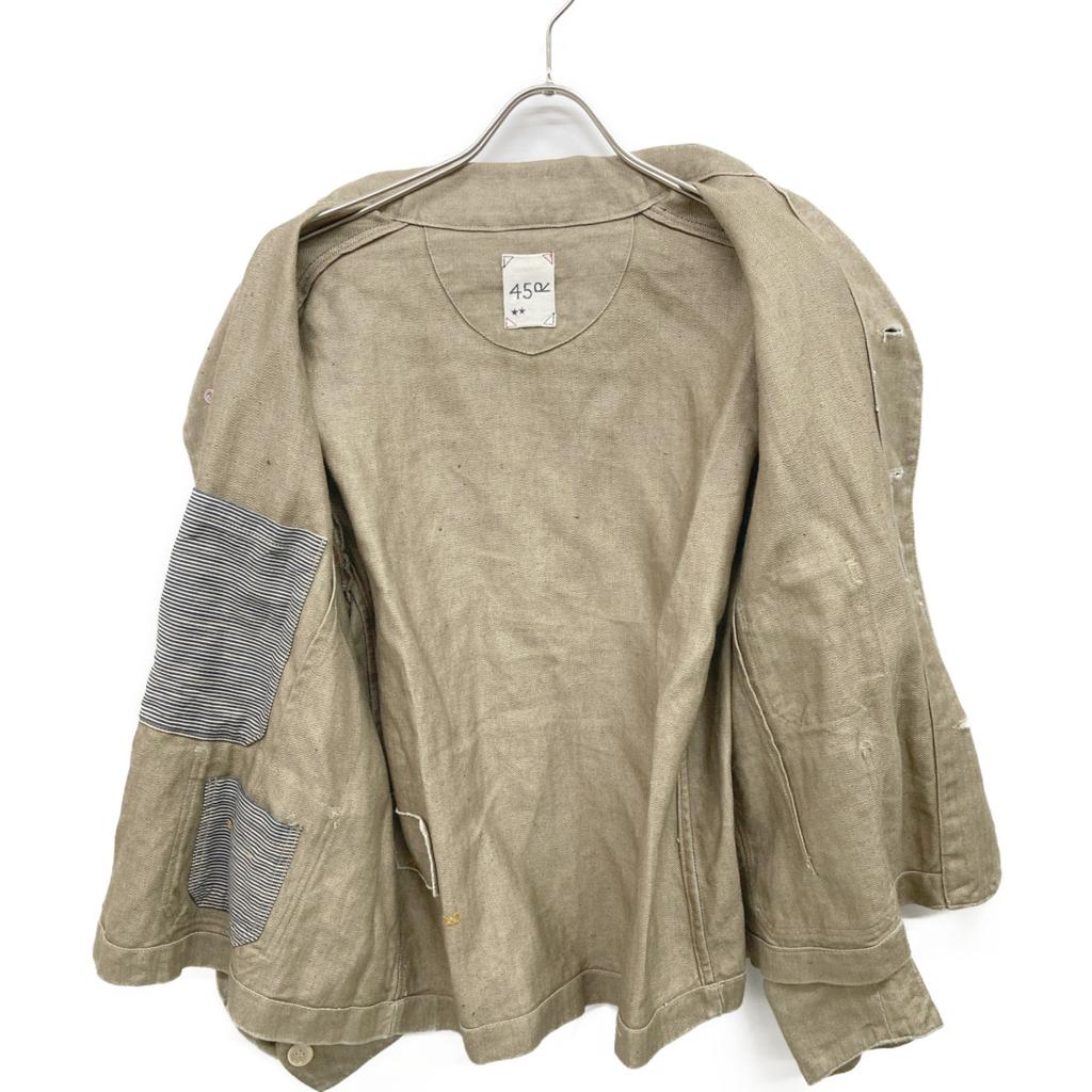 45R 80210051 Beige Linen Herringbone 908 Ocean All Overall All-in-one 2 beigeUsed