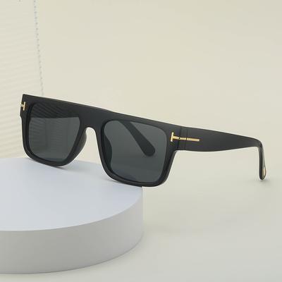 Evropské a americké retro pánské sluneční brýle T-box Sluneční brýle Dámské trendy brýle Nový styl