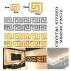 10x10cm Bouwrand Acryl Muurspiegel Sticker Muurkunst Huis 10 stuks DIY Decoratie Spiegel Muurstickers Huis Kantoor Decoratie