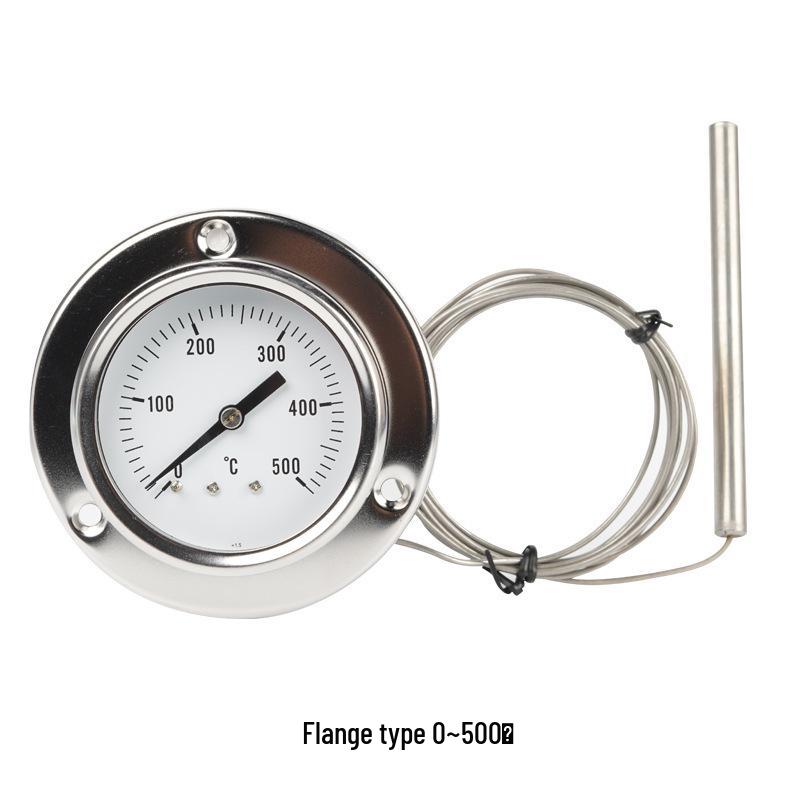 Industrial High-Temperature Stainless Steel Oven and Boiler Thermometer Gauge