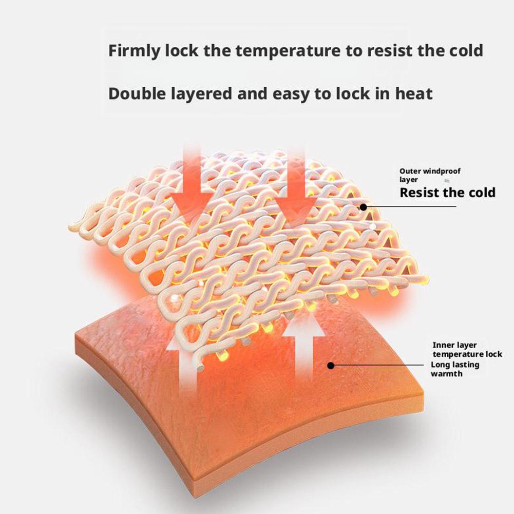 Sport Headband Ear Warmer Men Winter Cycling Workout Running Warm Double Bicycle Layer Yoga Hea I6N2