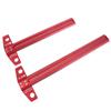 Precision Marking T-Ruler Aluminum Alloy Woodworking Scribe Marking Gauge Deluxe Crossed-out Hole Scribe Ruler 300/400mm