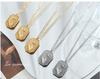 European Style Titanium Steel Moon Hand Gesture Pendant Necklace