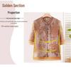 Elegant 2026 Summer Print Top for Middle-Aged & Elderly Women - Chinese Style