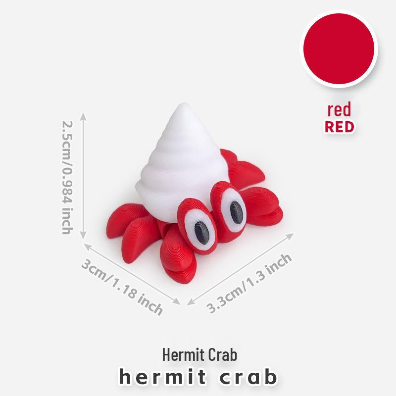 Colorful 3D Printed Small Animal Toys - Simulation Animal Models for Micro-Landscape Decoration
