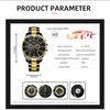 Orologio Classico da Uomo Orologio al Quarzo Orologio Multi-Quadrante Orologio in Acciaio Inossidabile Orologio Casual Sportivo da Uomo Orologio con Calendario Analogico