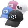Baseball Hat 1989 Wash Vintage Tongue Hat Sports Fishing Travel