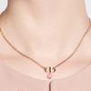 Dior CD Logo Resin Necklace Women necklace Rose-Gold N1390PTCPLD67P