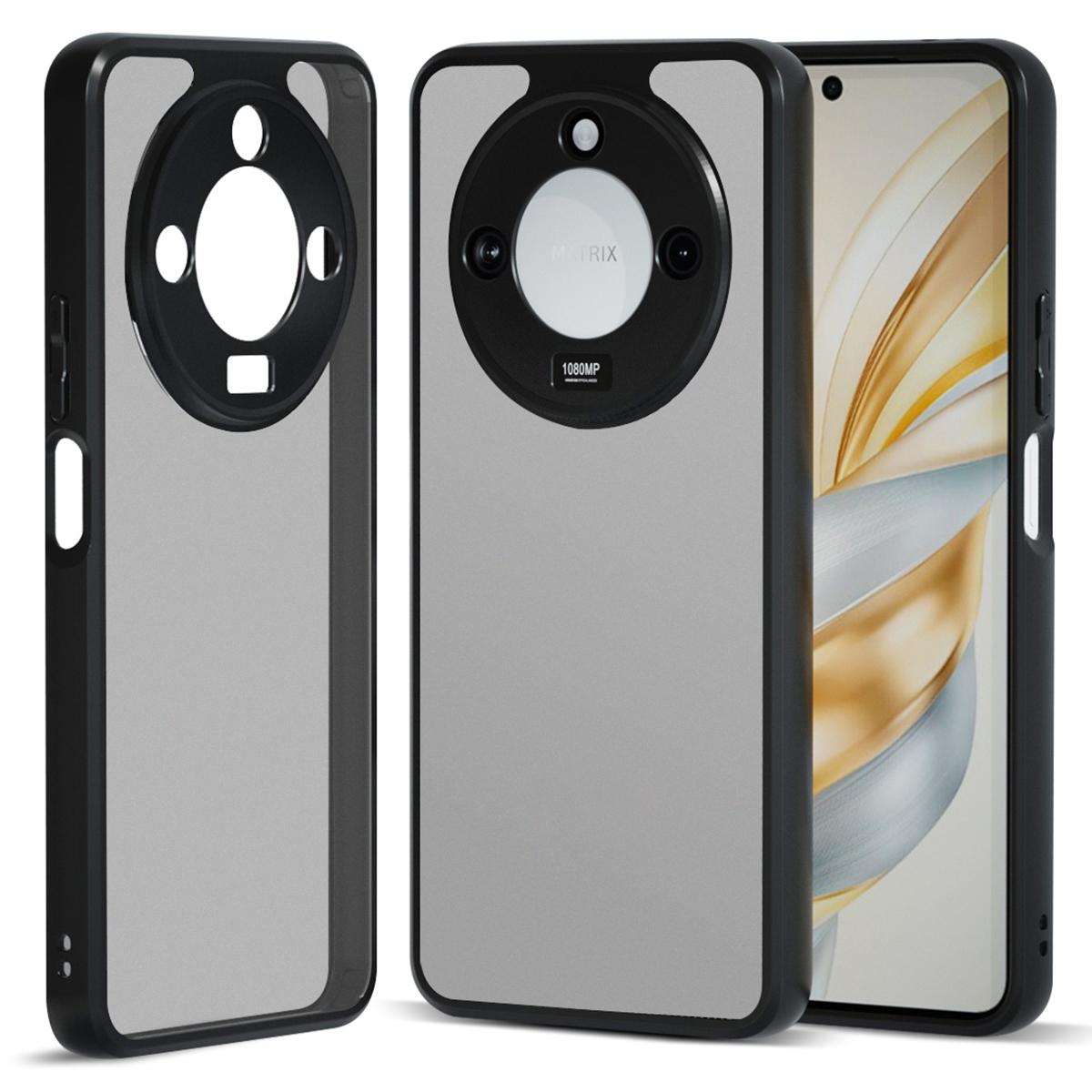 

IBMRS Чехол для Honor X60 5G ТПУ+ПК Сверхпрочный Ударопрочный Чехол для телефона Защита камеры Matte Black