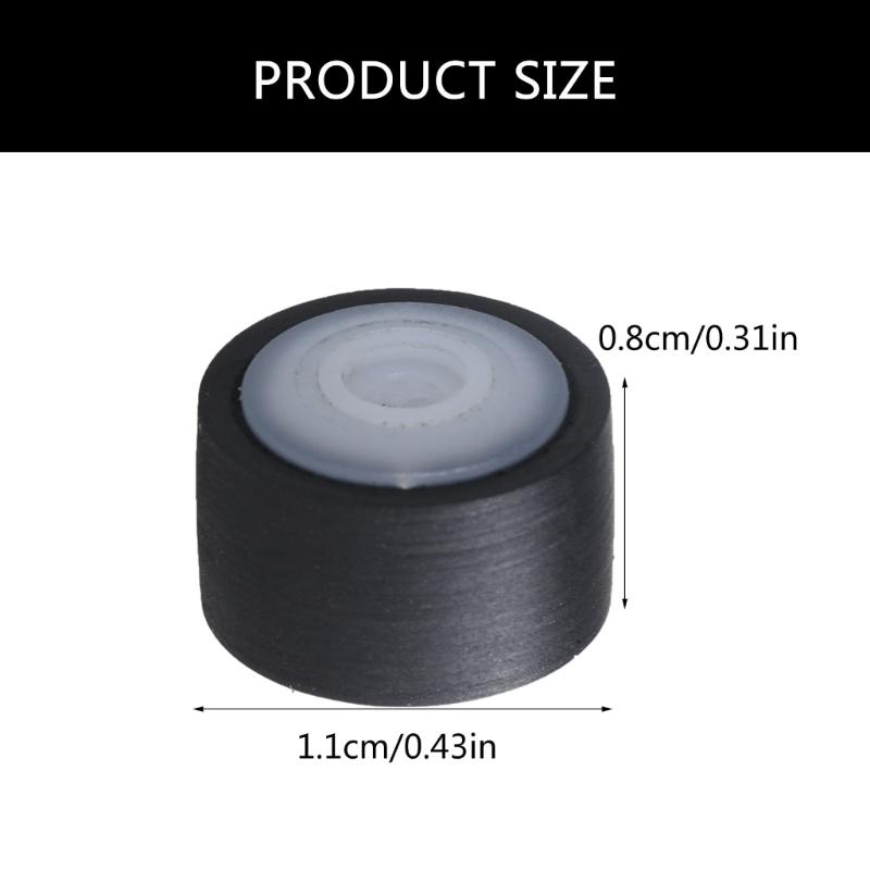 4 STÜCKE Kassettenrekorder Andruckrolle Rad Gummi Druckrekorder Riemenscheibensatz Ersatz