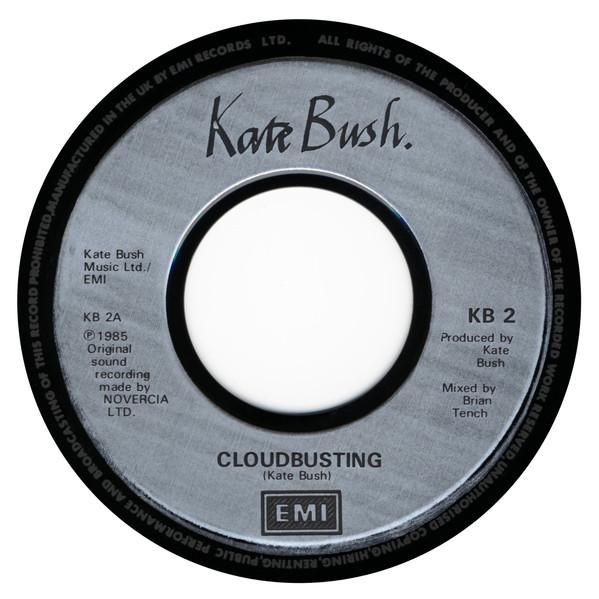 

7inch Record KATE BUSH Cloudbusting KB2 EMI 1985 UK Dance Electronica Used