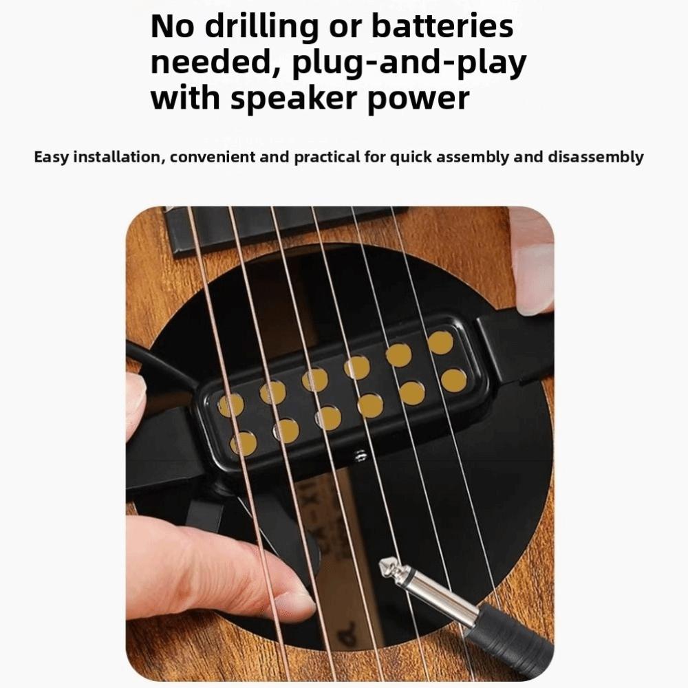 12-Hole Design Acoustic Guitar Pickup Tone Knobs Guitar Amplifier Guitar Transducer  Home Recording