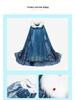 Frozen Elsa Princess Dress - Customizable Girls' Sweater Dress for Autumn and Winter