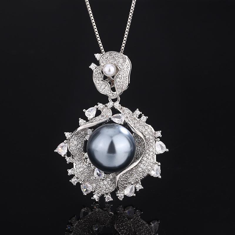 

Новый Модный Женский Дизайн Легкой Роскоши Набор Подвесок Набор Серёг с Имитацией Жемчуга Праздничный Подарок Вечеринка