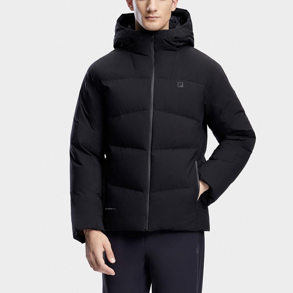 New FILA Down Jacket Men's Pitch Black A11M341904R-BK