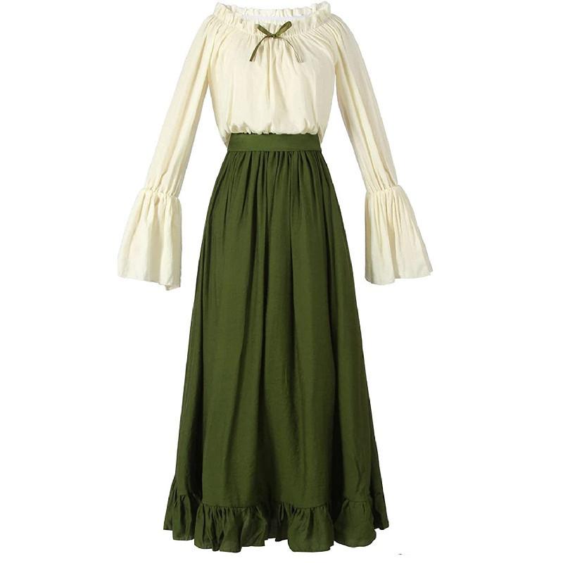 Ladies' Renaissance Period Costume Dress For Halloween Party Cosplay