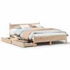 VidaXL Cadre de lit sans matelas 120x200 cm bois de pin massif 3309773